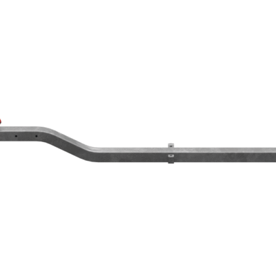 Zugdeichsel Alko 60x2170x3mm Vierkantrohr gekröpft