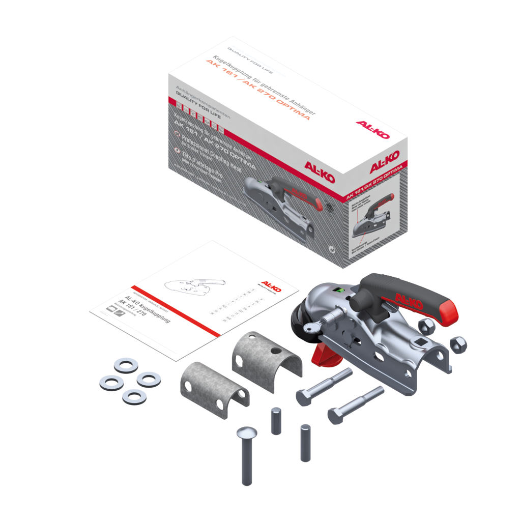 Kupplung Alko AK161 D35/45/50 HRZ+KRZ 12/12 1600kg Set