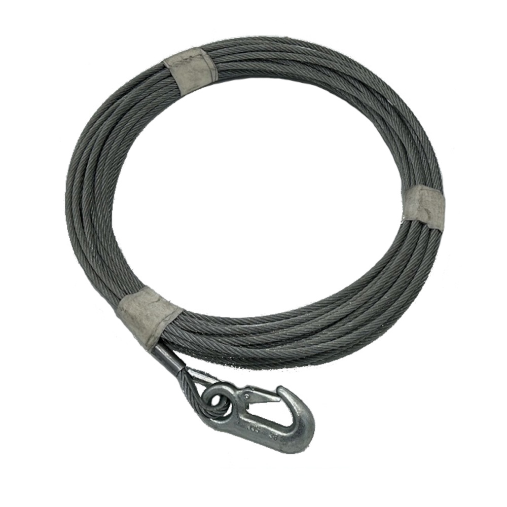 Stahlseil ⌀5mm, 10m mit Haken