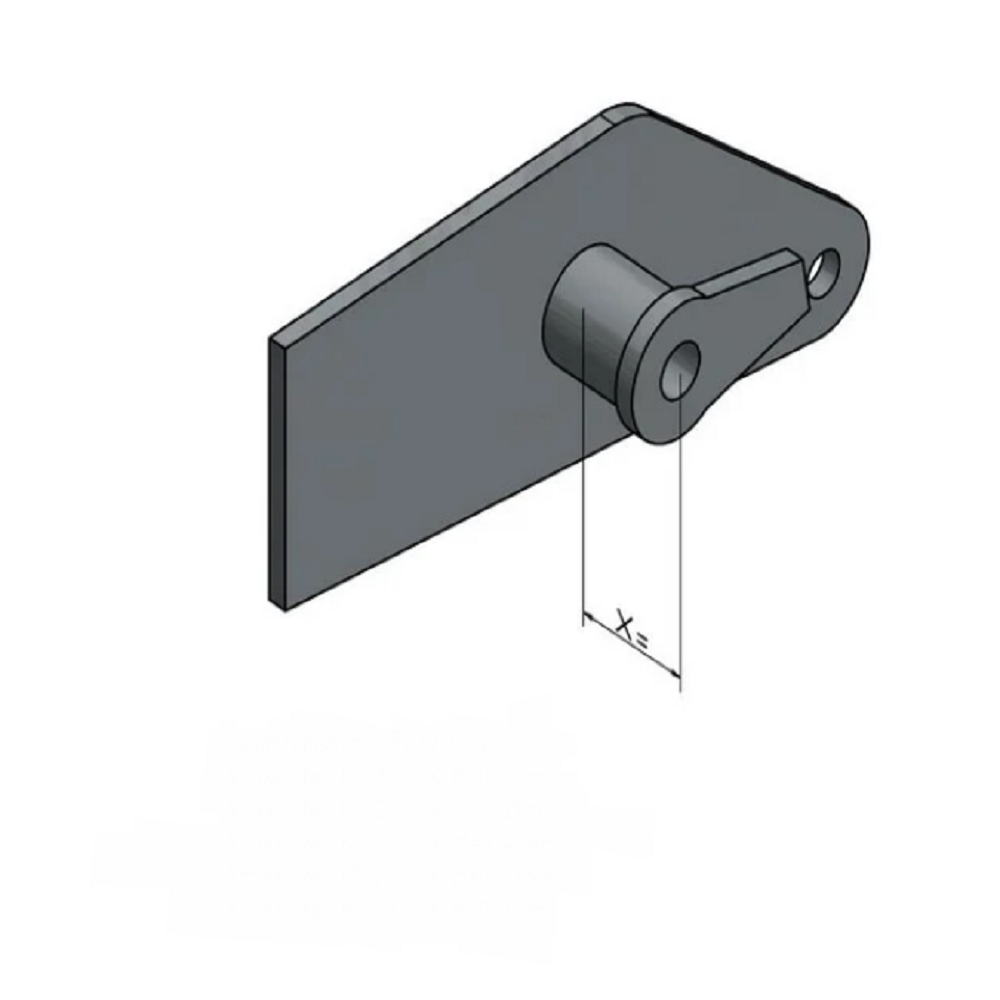 Bremshebel Peitz PAV/SR X=31 – Bild 2