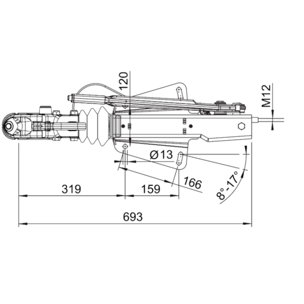 AE Alko 251G oben 1637/2051 3000kg – Bild 2