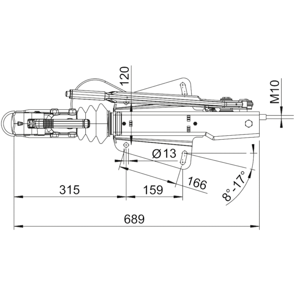 AE Alko 161S-A V unten 1637/2051 1600kg – Bild 2