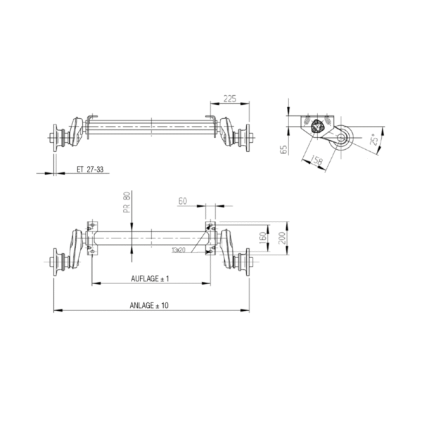 Laufachse Alko 1000/1000-5 Basic – Bild 2