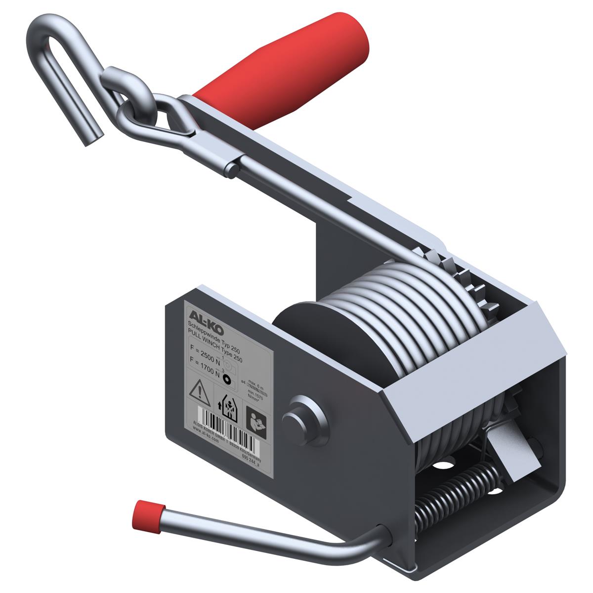 Seilwinde 250kg Alko mit 6.0m Seil – Bild 2