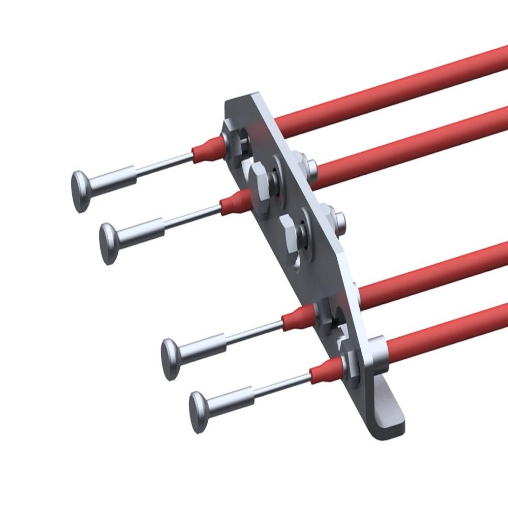 Halteeisen für AlkoTandem-Fahrwerk