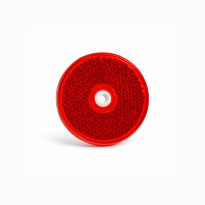Rückstrahler rund rot 81mm