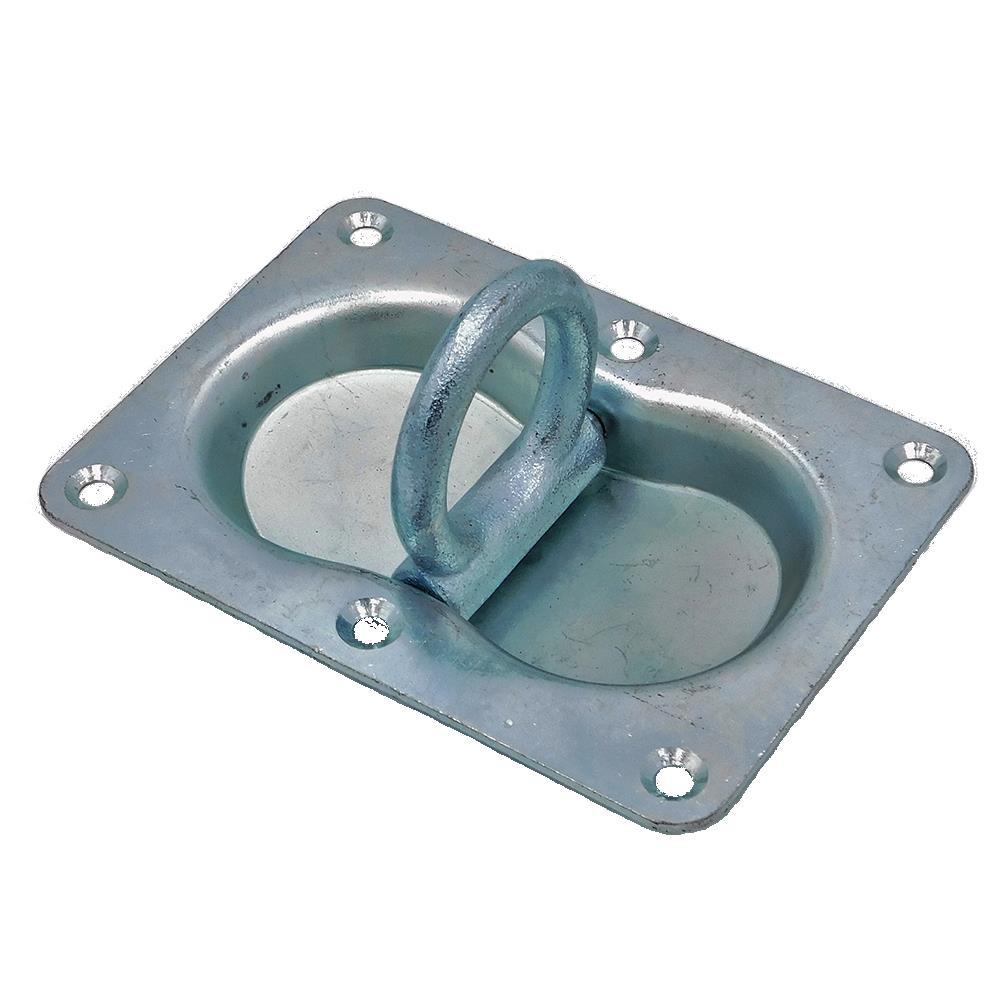 Zurrmulde UP-02 146x106mm mit Ring 1000daN