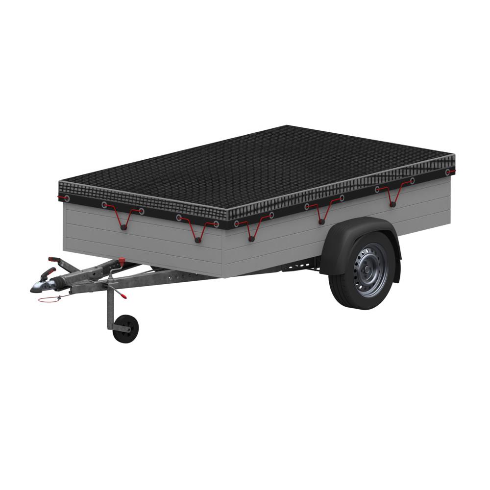 Abdecknetz 6.30x2.40m schwarz fein – Bild 3