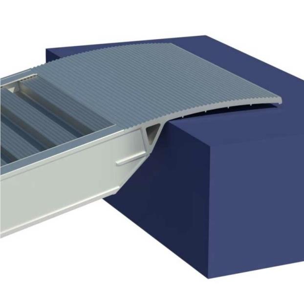 Auffahrrampe 2500x300H 65mm 2000kg – Bild 3