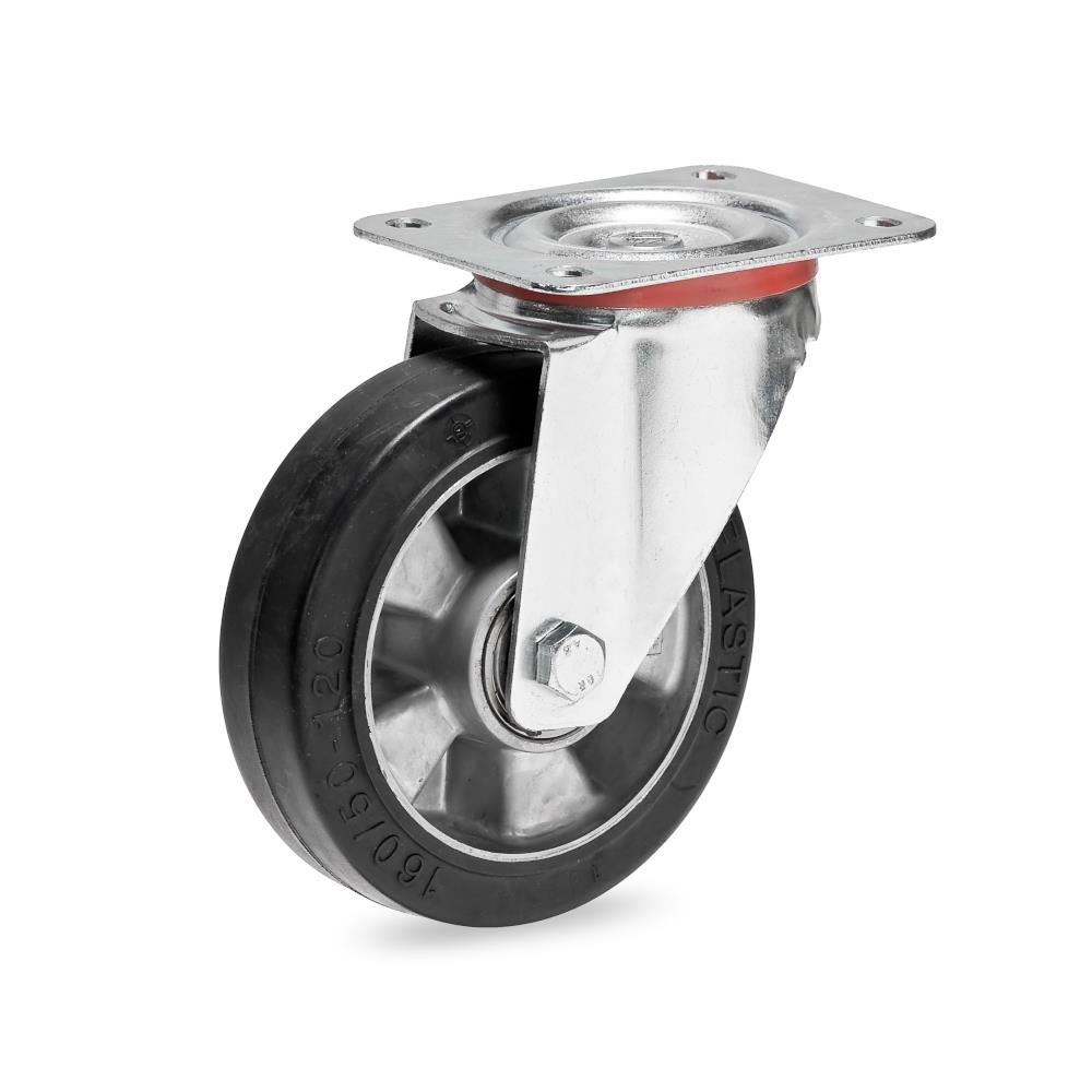 Lenkrolle 250x50 K Elastic-Alu 500kg