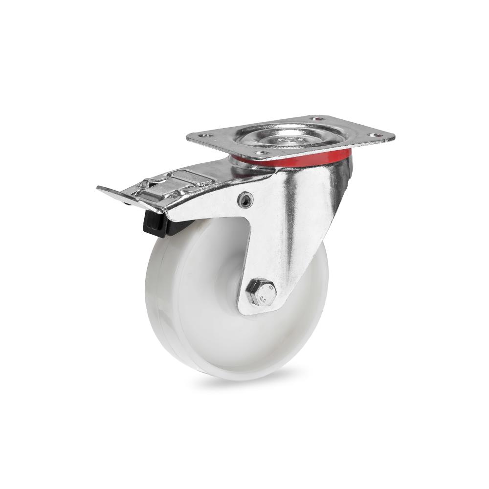 Lenkrolle 100x35 R Poly 200kg Stop