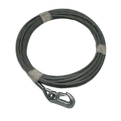 Stahlseil ⌀4mm, 15m mit Haken