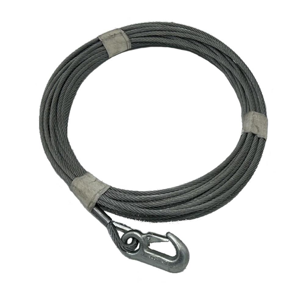 Stahlseil ⌀6mm, 20m mit Haken