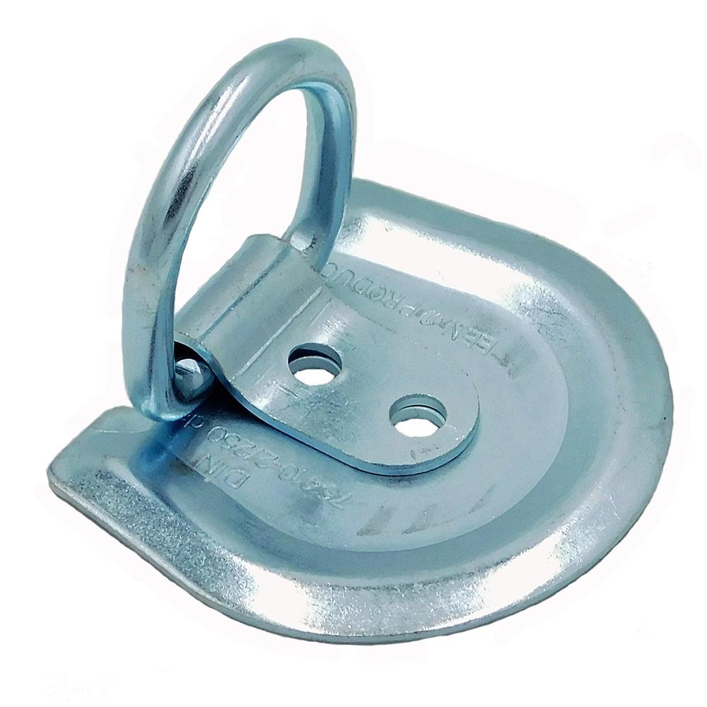 Zurrmulde 60x72mm halbrund mit Ring 250daN
